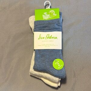 Sam Edelman Women’s  Slouchy Socks - Blue, grey  Cream